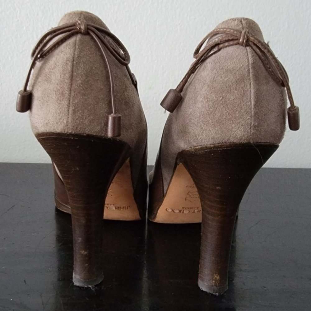 Jimmy Choo Brown suede/leather Sandals - Picture 7 of 9